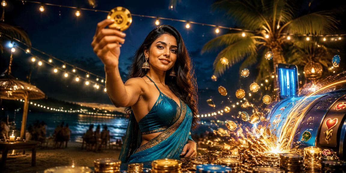 Indian player enjoying slot games online